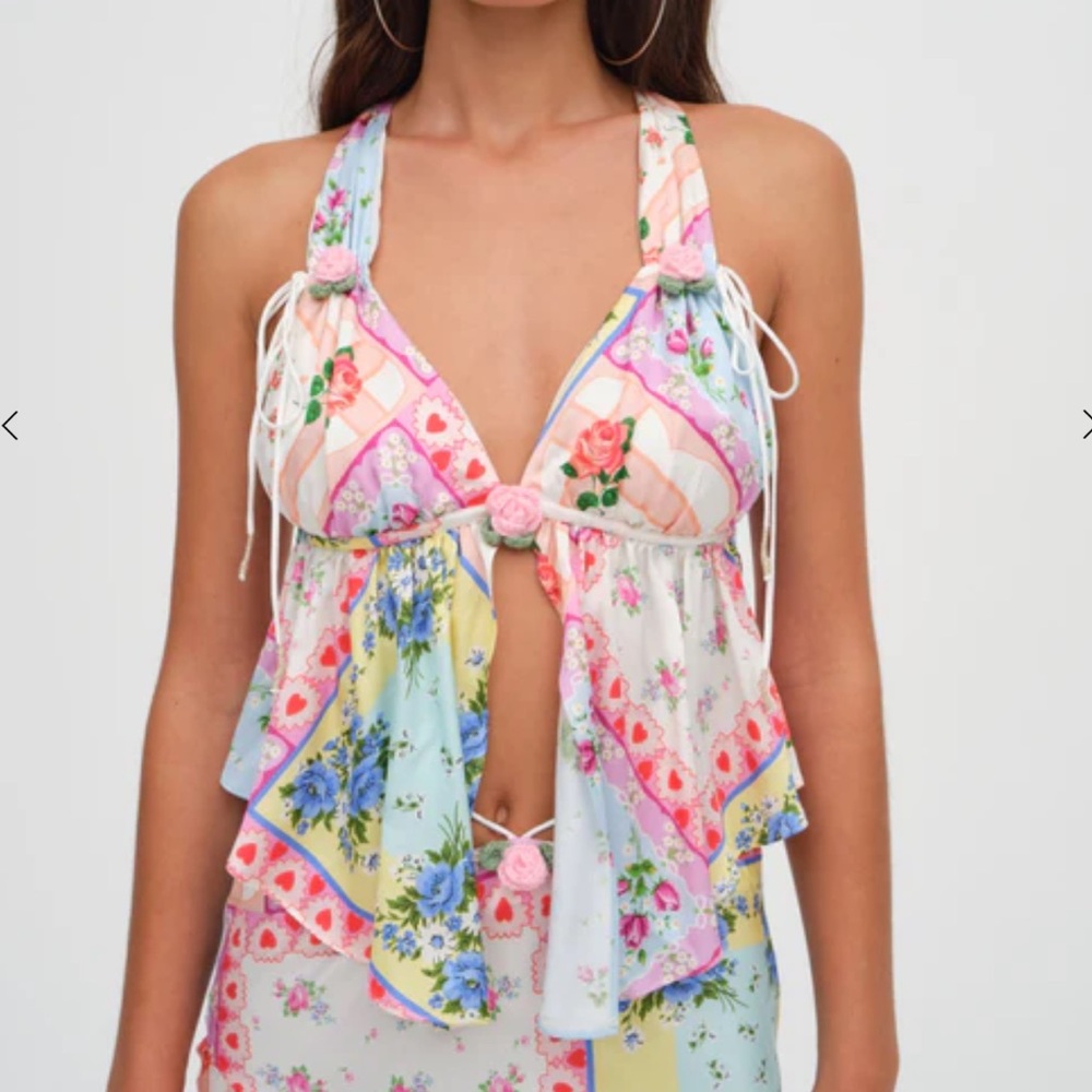 For Love & Lemons Cassandra Top Sz Sm NWT